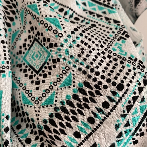 En Créme Mint Green Kimono Style Top - Picture 9 of 11